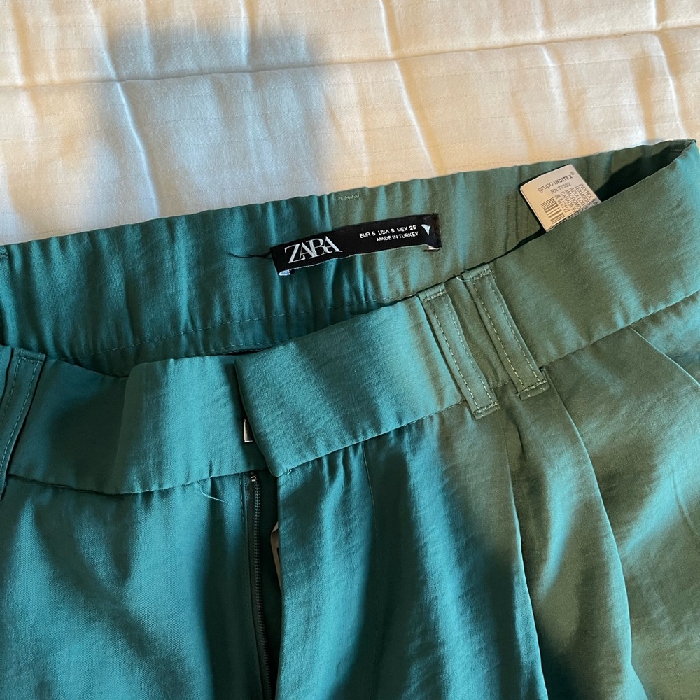 Zara Turquoise Trousers